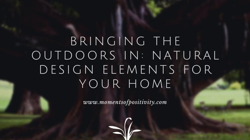 Bringing the Outdoors In: Natural Design Elements for Your Home