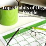 organized people habits