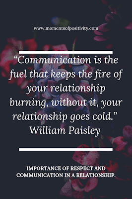 Respect And Communication In A Relationship